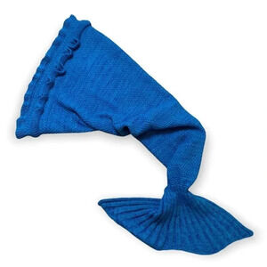 Mermaid Tail Blue & Purple Knit